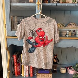 Marvel Spider-Man Gray and Red Kids Tee